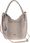 SILVIA ROSA Włoska Torebka Damska Listonoszka Worek Shopper SR8264 Grey - zdjęcie 6
