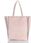 Torebka shopper damska | Różowa | Duża | Saszetka | 2w1 - zdjęcie 3