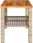 Zakito Home Stolik Ogrodowy Rattanowy 70X38X42Cm Beżowo-Brązowy ZH366272 - zdjęcie 3