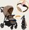 Wózek Lionelo Emma One Beige Sand Spacerowy - zdjęcie 2