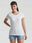 T-shirt Koszulka Damska Bawełna Fruit Loom 613720 Biała L - zdjęcie 5