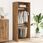 Zakito Europe Szafa Do Przedpokoju 80X50X200Cm Dąb Solidny I Stylowy Model (ZE3307800) - zdjęcie 3