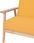 Zakito Europe Sofa Dwuosobowa Żółta 113,5X67X73,5Cm Drewno Poliester (ZE244658) - zdjęcie 3
