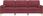 Zakito Europe Sofa 3 Osobowa 226X77X80Cm Winna Czerwień (ZE3278207) - zdjęcie 3