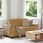 vidaXL Sofa Dwuosobowa Brązowa 120Cm Aksamitna (4105117) - zdjęcie 2