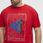 T-shirt NORTH LATITUDE czerwony - zdjęcie 5