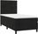 Dkd Home Decor Łóżko Na Sprężynach Skrzyniowych Z Materacem I Led Czarne 100x200cm Aksamitne (4593136169) - zdjęcie 2