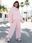 Bluza dresowa damska z kapturem oversize szeroka bawełniana baby pink - zdjęcie 2
