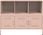 Zakito Szafka Metalowa 100,5X39X79 Różowa (Z843091) - zdjęcie 6