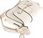 CHARRO Włoska Torebka Damska Kuferek Miejska Listonoszka CH667864 White - zdjęcie 4