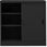 Dkd Home Decor Szafa Biurowa Z Drzwiami Przesuwnymi Antracyt 90X40X90cm Stal - zdjęcie 2