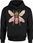 Pszczoła z różową pszczołą królową Męska bluza z kapturem (XL, Szary) - zdjęcie 3