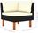 Zestaw mebli ogrodowych Zakitohome Zestaw Wypoczynkowy Ogrodowy Rattanowy - 5 -Cz. Czarny Kremowy - 75X75X67cm Zh315769 - zdjęcie 3