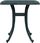 Zakito Europe Stolik Ogrodowy W Stylu Vintage Z Odlewanego Aluminium Zielony 53X53X53cm Otworem Na Parasol ZE4002818 - zdjęcie 6