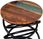 Zakito Home Stolik Vintage Z Odzyskanego Drewna 40X50cm Różnokolorowy (Zh244231) - zdjęcie 3