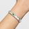 Charms Nomination Link 18K zawieszka złoto Zielona Koniczynka 630302 12 - zdjęcie 2