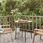 Zakito Home Stolik Herbaciany Rattanowy 45X45 Brązowy Zh317175 - zdjęcie 5