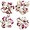 LOUIS VUITTON JEDWABNA GUMKA DO WŁOSÓW SCRUNCHIE 100% JEDWAB BIAŁA r. M - zdjęcie 2