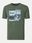T-shirt z nadrukiem CASA MODA zielony - zdjęcie 1