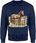 Doskojny brązowy koń Męska bluza (XL, Szary) - zdjęcie 2