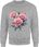 Bukiet różowych róż z bukietem kwiatów Męska bluza (M, Granatowy) - zdjęcie 3