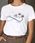 Bluzka MODNA z nadrukiem koszulka bawełna SINSAY t-shirt kremowy L - zdjęcie 2