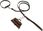 Barry King Smycz Skórzana Dla Psa Brązowy Czarny M L 20Mm 120Cm - zdjęcie 4