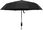 Parasolka podróżna automatyczna 61cm czarna - zdjęcie 3