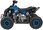 Ramiz Pojazd Quad Spalinowy Renegade Hiperfect 110Cc Niebieski Edukamp - zdjęcie 4