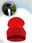 Volan Czapka Beanie Czerwona Smerfetka Krasnal Podwójna - zdjęcie 4