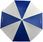 Parasol ogrodowy Enero Camp Parasol Plażowy 1067643 160cm Biało-Niebieski - zdjęcie 3