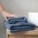 Goldea Ręcznik Bambusowy Soft Lux Jeansowy Błękit 30x50cm - zdjęcie 6