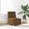 vidaXL Sofa Fotel Brązowy 55cm Skóra Syntetyczna Zamszowa 4108508 - zdjęcie 5
