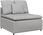 vidaXL Sofa Modułowa Z Poduszkami Tkanina Cloud Grey 3321276 - zdjęcie 5