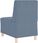 vidaXL Sofa Fotel Niebieski 55cm Tkanina Corduroy 4108499 - zdjęcie 2