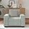 vidaXL Sofa Fotel Jasnoszary 60cm Aksamit 4105000 - zdjęcie 3