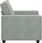 vidaXL Sofa Fotel Jasnoszary 60cm Aksamit 4105000 - zdjęcie 4