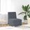 vidaXL Sofa Fotel Ciemnoszary 55cm Aksamit 4108480 - zdjęcie 4