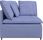 vidaXL Modułowy Narożnik Sofa Z Poduszkami Jeans Niebieski 100cm (4104457) - zdjęcie 5