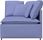 vidaXL Modułowy Narożnik Sofa Z Poduszkami Jeans Niebieski 100cm (4104457) - zdjęcie 3