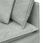vidaXL Modułowy Narożnik Sofa Z Poduszkami Jasnoszary 100cm (4104459) - zdjęcie 6