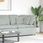 vidaXL Modułowy Narożnik Sofa Z Poduszkami Jasnoszary 100cm (4104459) - zdjęcie 4