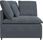 vidaXL Modułowy Narożnik Sofa Z Poduszkami Ciemnoszary 100cm (4104460) - zdjęcie 3