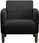 vidaXL Sofa Fotel Z Podłokietnikami Czarny 54cm Aksamit (4100583) - zdjęcie 5