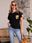Bawełniana Bluzka Damska T-shirt Podkoszulka - zdjęcie 3