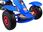 Jokomisiada Niebieski Sportowy Gokart Na Pedały Dla Dzieci 50Kg Pompowane Koła Sp0209 - zdjęcie 3
