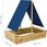 Zakito Europe Drewniana Piaskownica Z Dachem 80X60X97,5 Cm Kolor Naturalny - zdjęcie 4