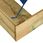 Zakito Europe Drewniana Piaskownica Z Dachem 80X60X97,5 Cm Kolor Naturalny - zdjęcie 6
