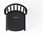 Krzesło ogrodowe Fatboy Krzesło Ogrodowe Fred'S Chair Anthracite 106473 - zdjęcie 5
