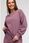 B293 Bluza z otwartymi plecami - wrzosowa (kolor wrzos, rozmiar L) - zdjęcie 2